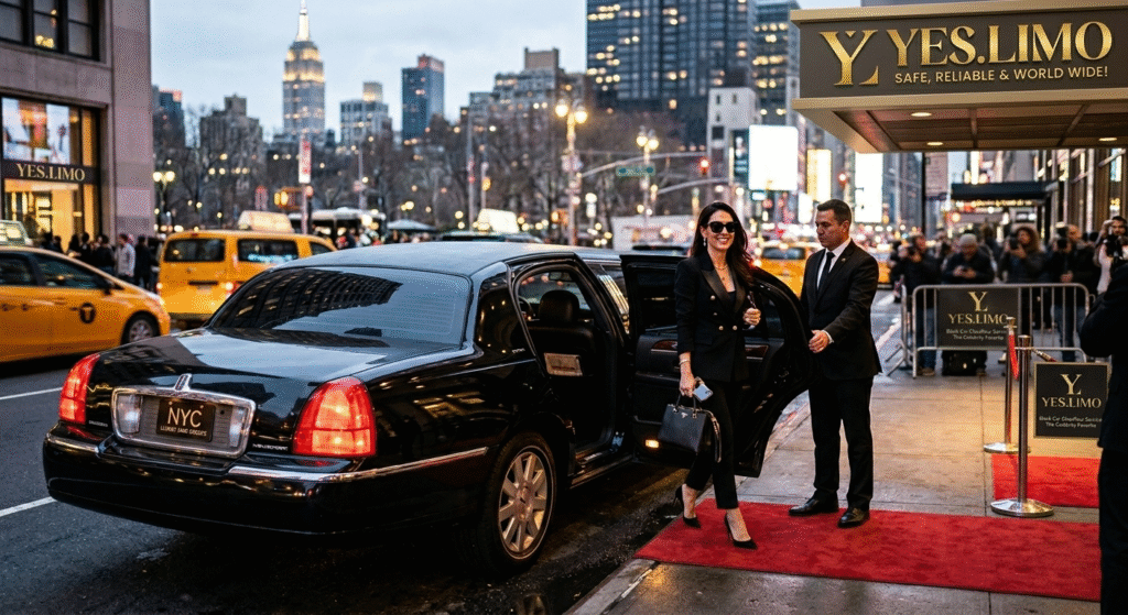 limousine service in New York used by celebrities for private travel