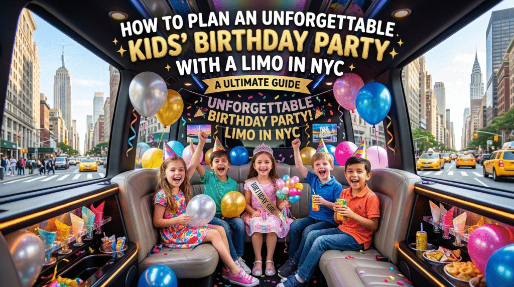 Kids’ Birthday Party with a Limo in NYC