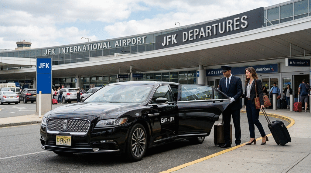 Reliable Airport Chauffeur Service from New Jersey to JFK Airport by Yes Limo Luxury Limousine Service