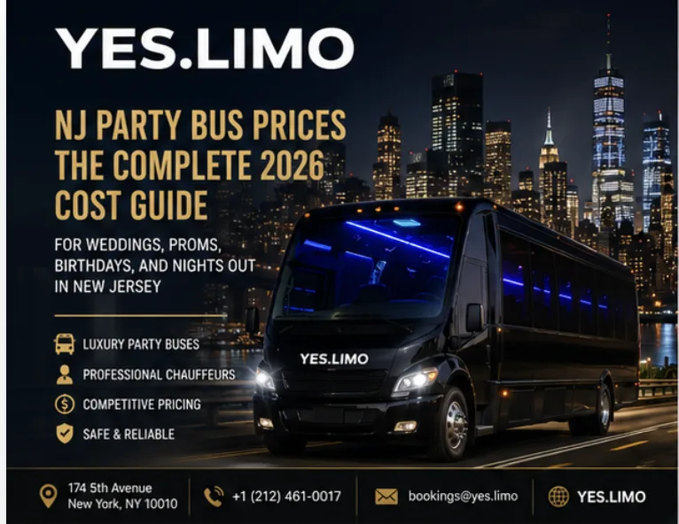 NJ Party Bus Prices 2026