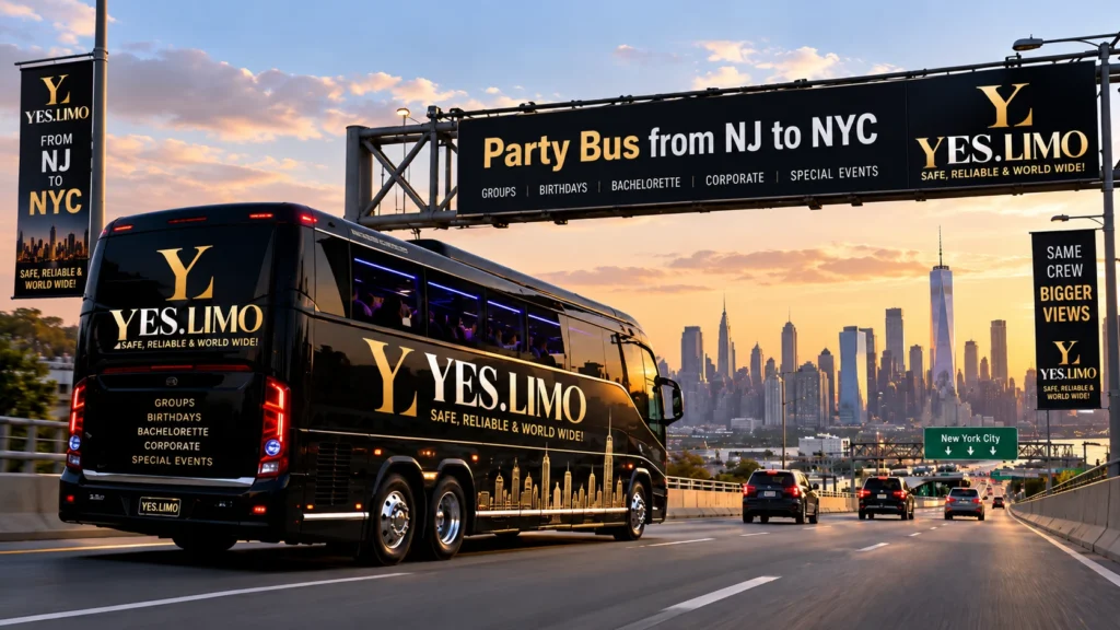 Party bus from NJ to NYC